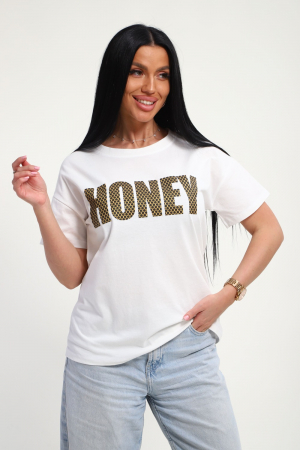 Женская футболка 85665 / белый