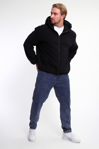 Мужское худи 36992 / черный