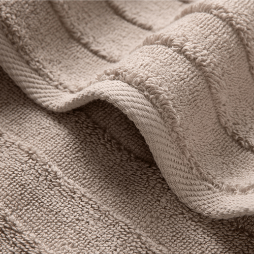 Махровое полотенце "Verossa" Steps texture / кофе