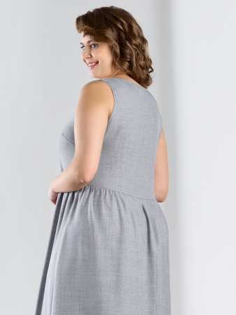 Женское платье "Женский каприз-1" / серый
