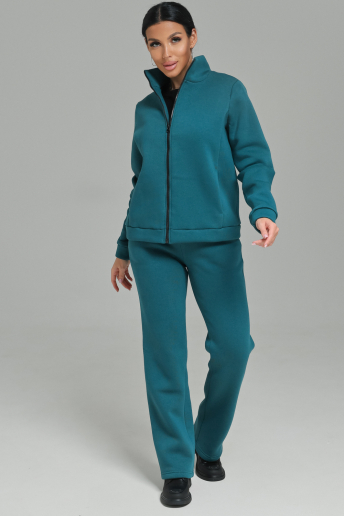 Женский костюм с брюками 74722 / морская волна