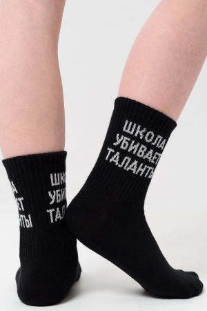 Детские носки стандарт Талант (набор 2 пары) / черный