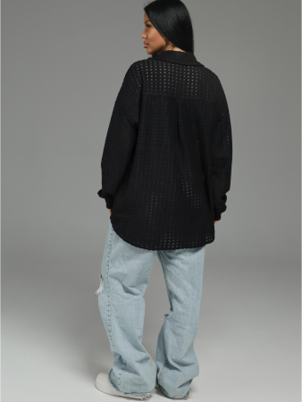 Женская рубашка Стелла / Черный