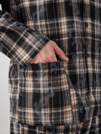 Мужская пижама "Добрый вечер" 2162-Ф / Черный