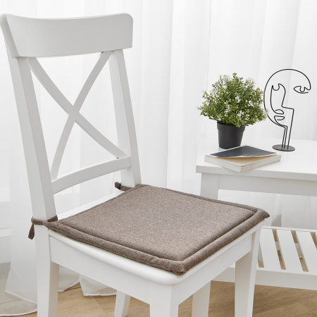 Подушка для стула "Волшебная Ночь" 40/40 Какао