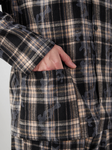 Мужская пижама "Добрый вечер" 2162-Ф / Черный