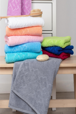 Полотенце махровое Донецкая Мануфактура Baldric / Сиреневый