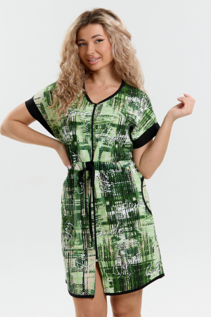 Женский халат 36993 / зелёный