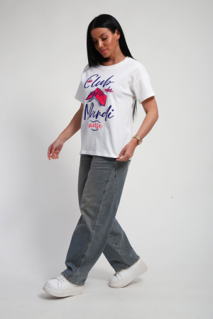 Женская футболка 85666 / белый