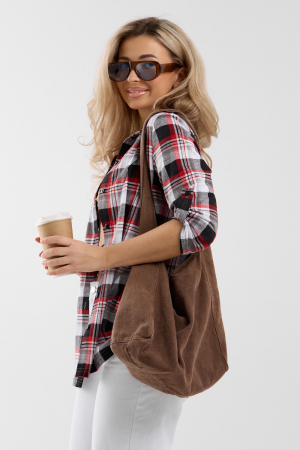 Женская рубашка 36988 / красный