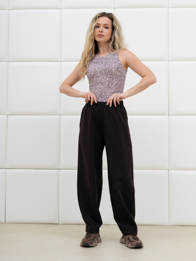 Женские брюки Бейс Б-077 / тёмно-коричневый