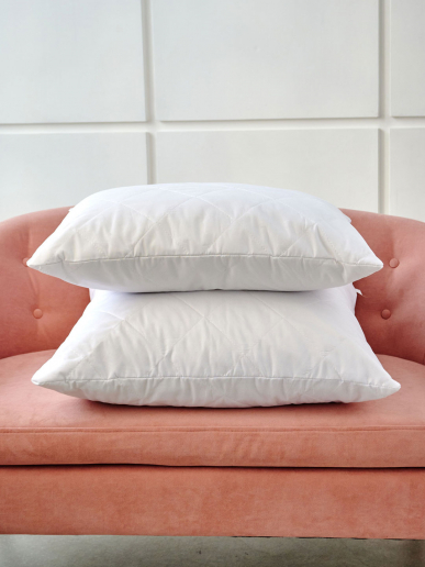 Наперник микрофибра стеганный на молнии 50x70