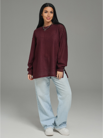 Женский свитшот Фрэнсис / Бордо