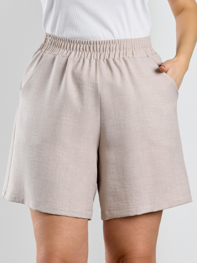 Женские шорты "Женский каприз-4" / бежевый
