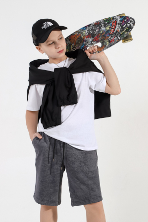 Шорты для мальчика Вильям-1 / темно-серый