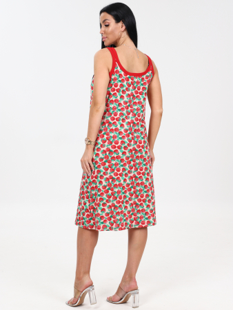 Женский сарафан МАТРЕШКА-2 СК-2206 / Малина на экрю