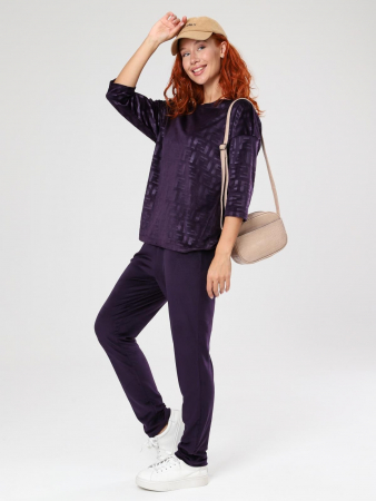 Женский костюм Вениса-Жаккард / сливовый