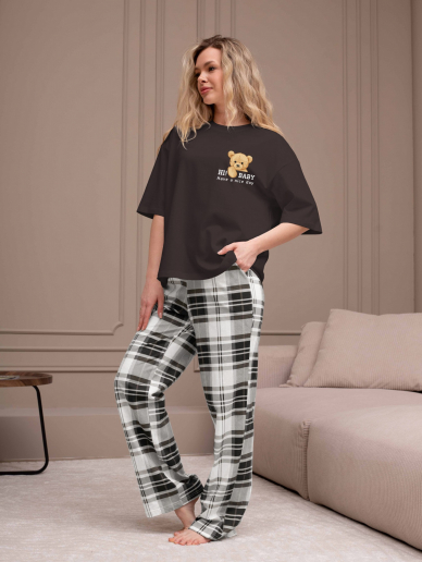 Женский костюм Мишель-4 КЖ-129 / коричневый