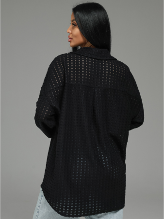 Женская рубашка Стелла / Черный