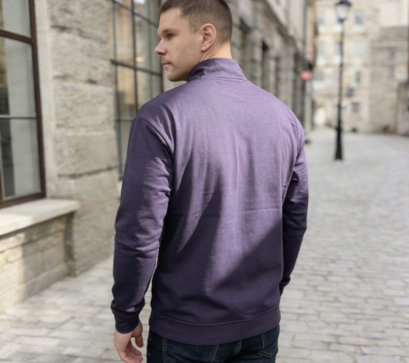 Мужской джемпер 52723 / фиолетовый