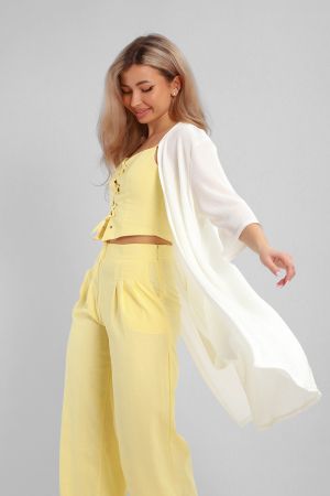 Женский кардиган 32744 / молочный