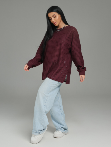 Женский свитшот Фрэнсис / Бордо