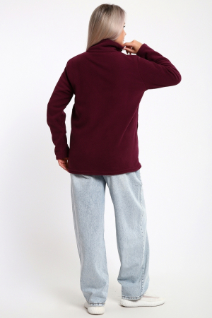 Женская толстовка на молнии 734 / Ежевика