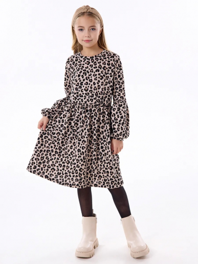 Детское платье "Фея" / Леопард