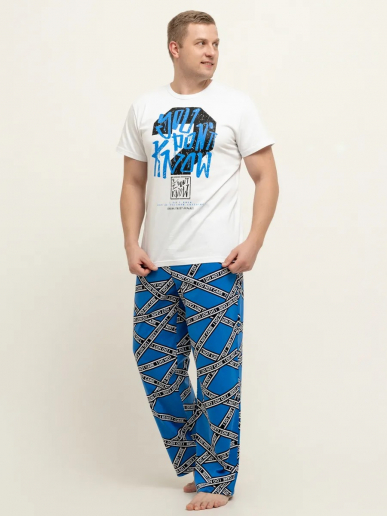 Мужская пижама "Вопросики" арт.мк1291