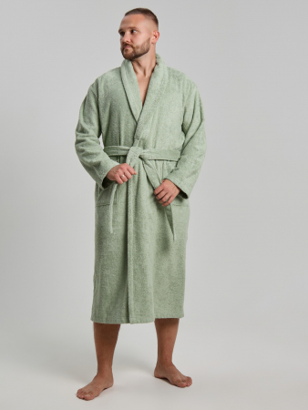 Халат мужской Комфорт-4 / светло-оливковый
