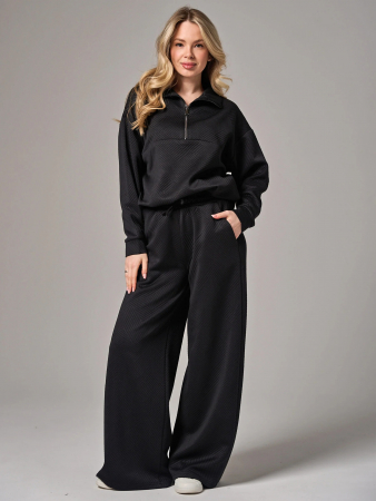 Женский костюм "Жаккард" 2450-Жак / Черный