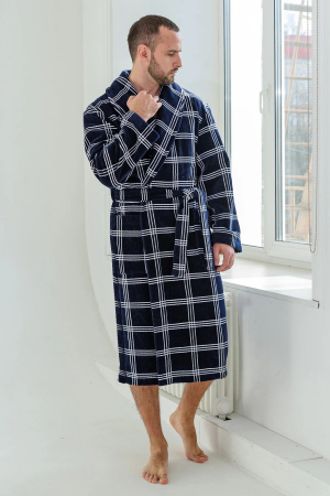 Мужской халат "Спенсер-2" 2200-М / Синий