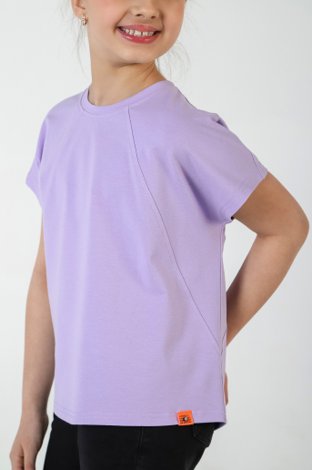 Футболка для девочки Гретта-1 / Лиловый