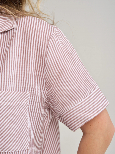 Женская пижама "Ривьера" (шорты) 2461-Мус / Бежевый