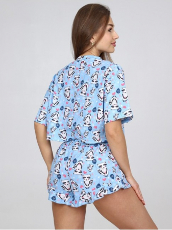 Женская пижама П-124.10 / Еноты