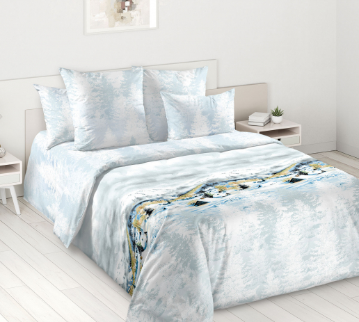 Постельное белье перкаль зима-лето / Снежное сияние 1