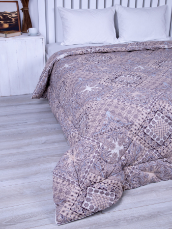 Одеяло стёганое поплин лен 400 гр/м2