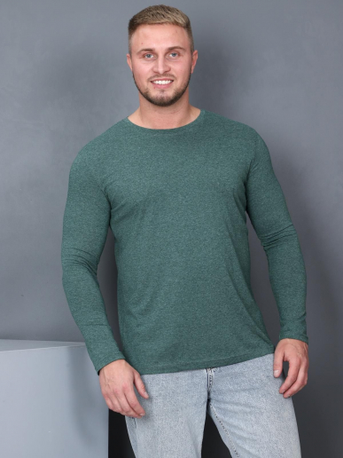 Мужской лонгслив Рейнир / зеленый