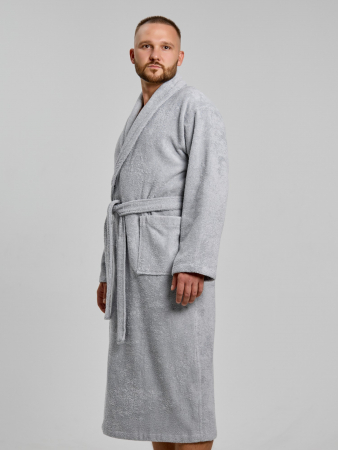 Халат мужской Комфорт-4 / светло-серый