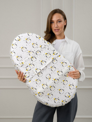 Подушка c эффектом памяти «Baby-Люлька» / пингвинчики