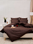 Постельное белье микрофибра-страйп / Шоколад