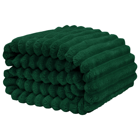 Покрывало Happy Family велсофт Волна г/к №94 изумрудный