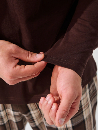 Мужская пижама "Мост" 2397-К/Ф / Коричневый