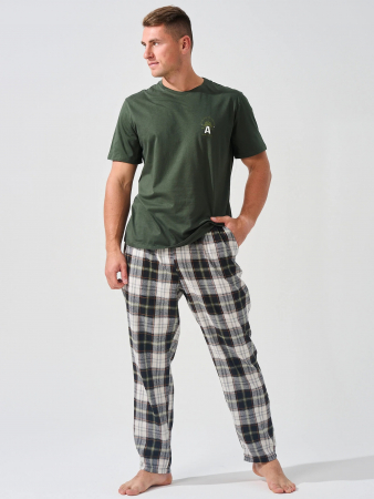 Мужская пижама "Авангард" 2390-К/Ф / Зеленый