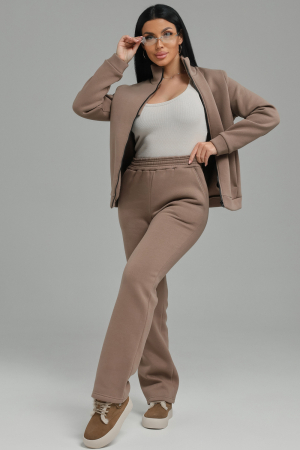 Женский костюм с брюками 74722 / капучино