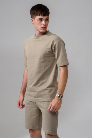 Мужской костюм с шортами 14486 / мокко