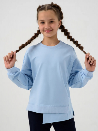 Детская толстовка "Мила" / Голубой