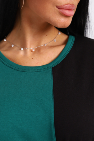 Женская туника 35285 / зеленый