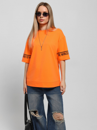 Женская футболка Терри-2 / оранжевая