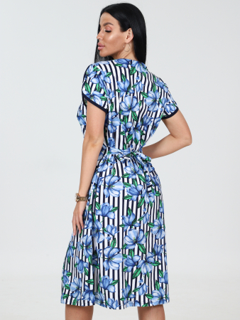 Женский халат мод.469/34 / Синий